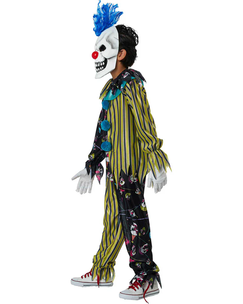Sinister Skull Clown Boys Costume - Image 5