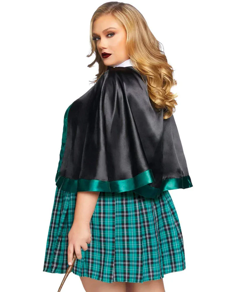 Sinister Spellcaster Student Uniform Plus Size Womens Costume - Image 2