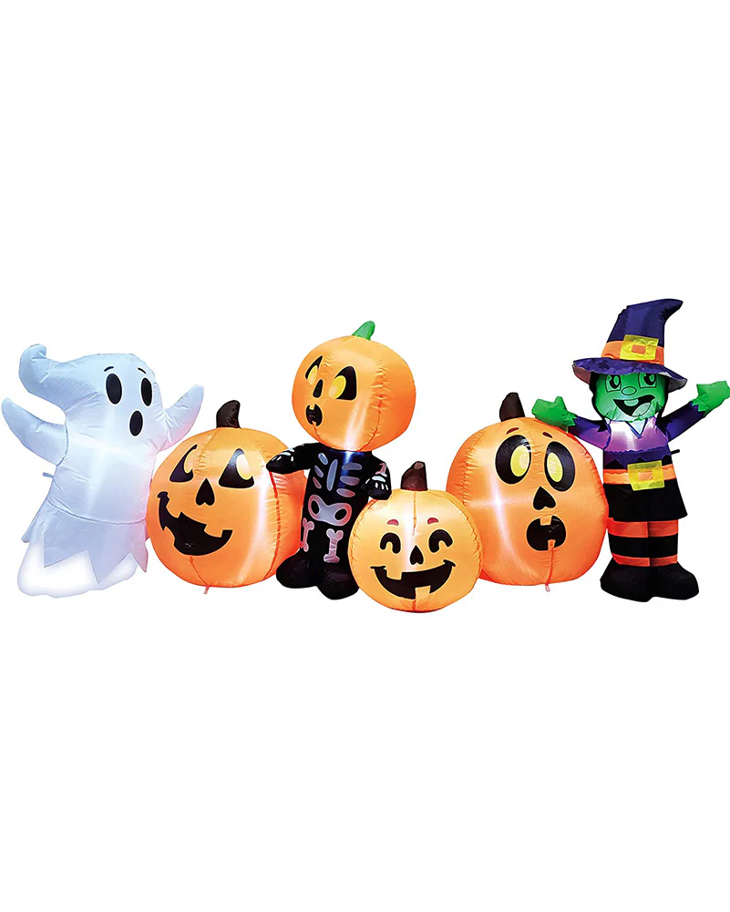Six Halloween Characters Lawn Inflatable 2.4m - Image 2