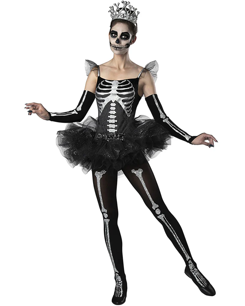 Skeleton Ballerina Womens Costume