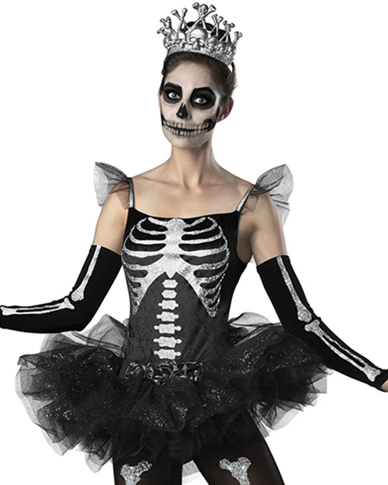 Skeleton Ballerina Womens Costume - Image 2