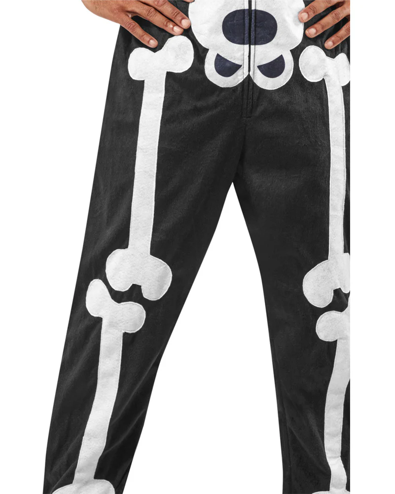 Skeleton Onesie Adult Costume - Image 3