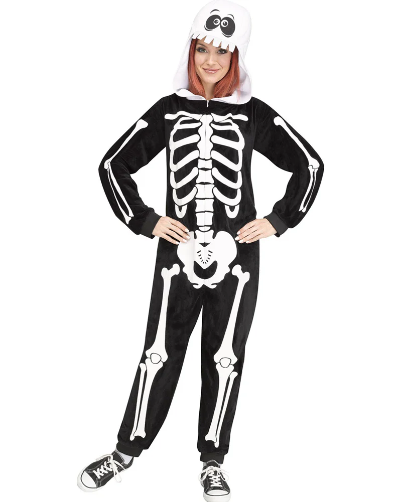 Skeleton Squad Jumpsuit Adult Costume - Image 2