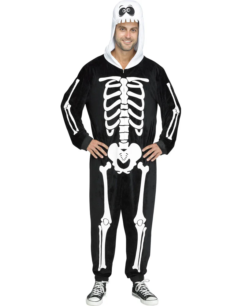 Skeleton Squad Jumpsuit Adult Costume - Image 3