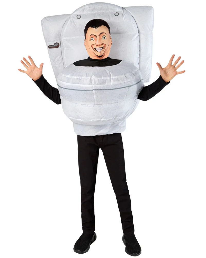 Skibidi Toilet Inflatable Boys Costume - Image 3