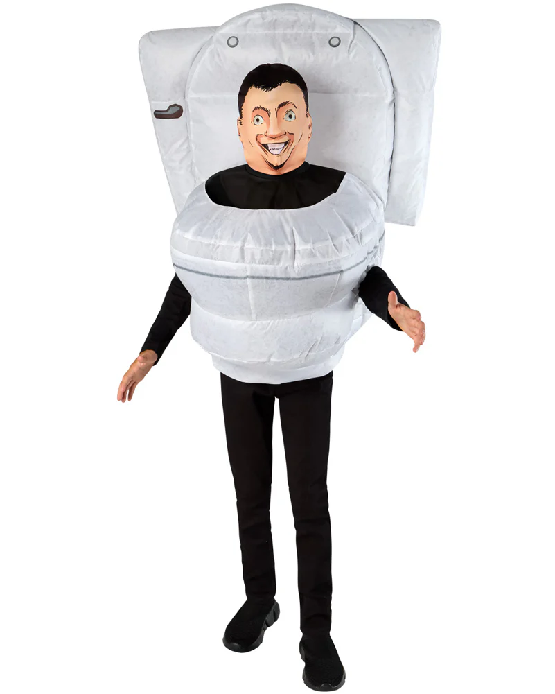 Skibidi Toilet Inflatable Boys Costume - Image 5