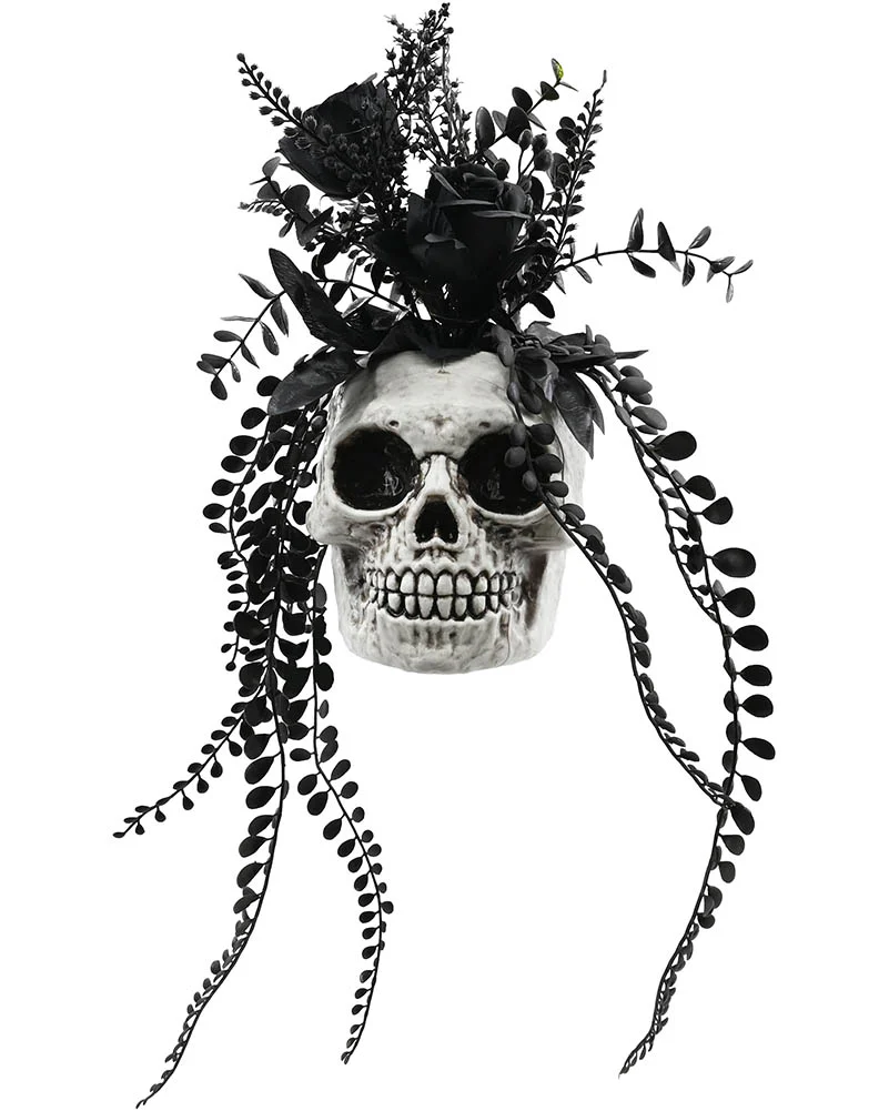 Skull Flower Pot Decoration