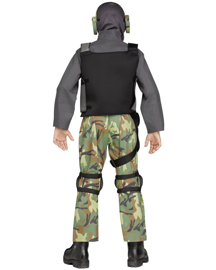 Skull Soldier Boys Costume - Image 2