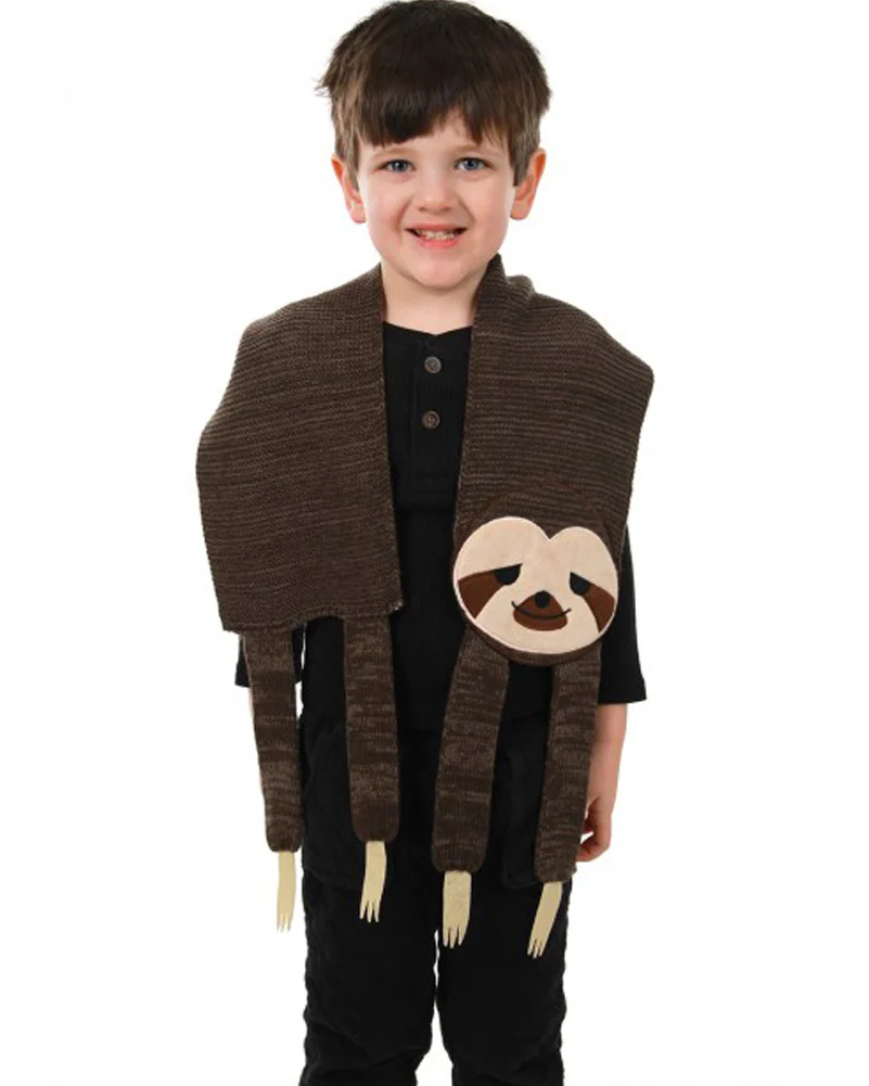 Sleepy Sloth Knit Scarf - Image 2