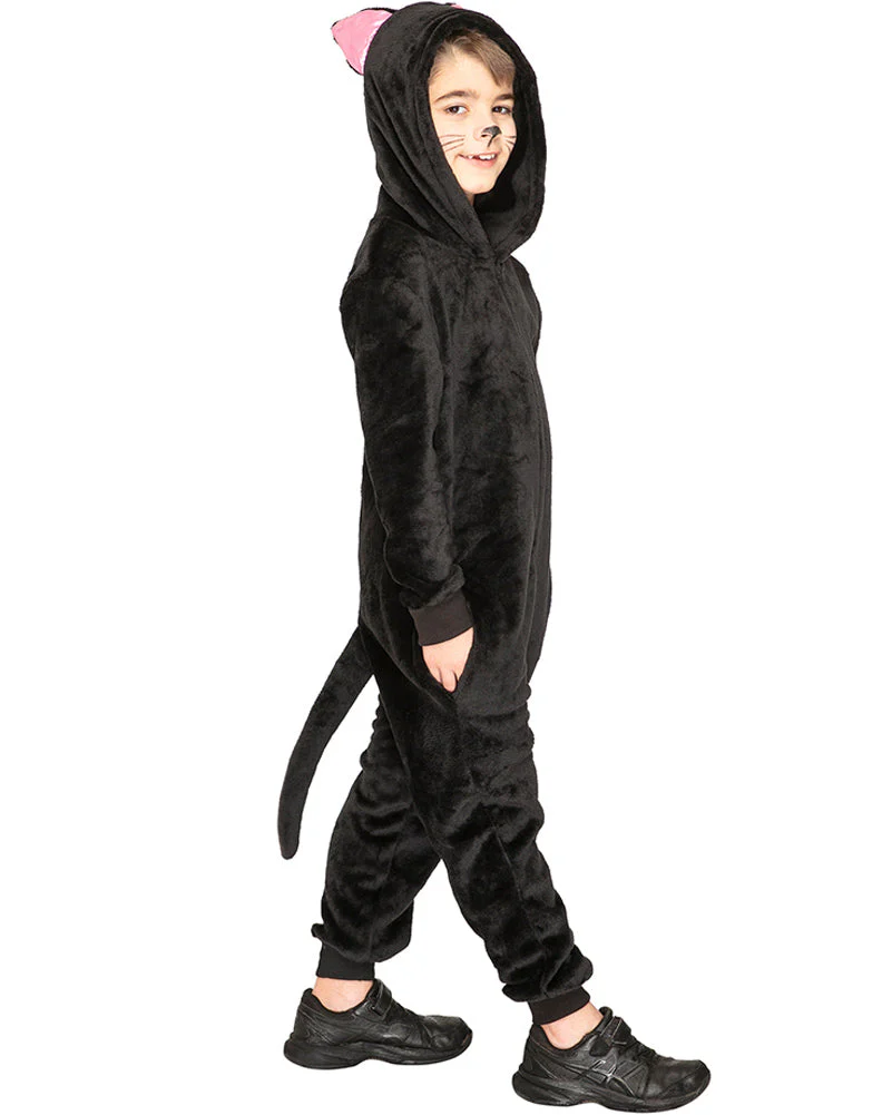 Slinky Black Cat Kids Book Week Costume - Image 3