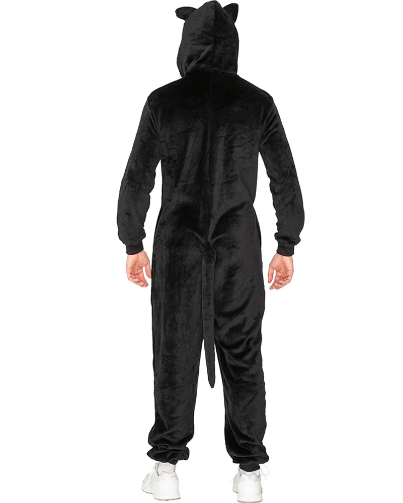 Slinky Black Cat Plus Size Adults Book Week Costume - Image 3