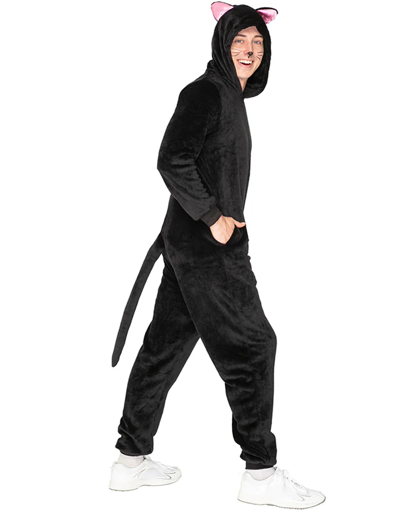 Slinky Black Cat Plus Size Adults Book Week Costume - Image 7