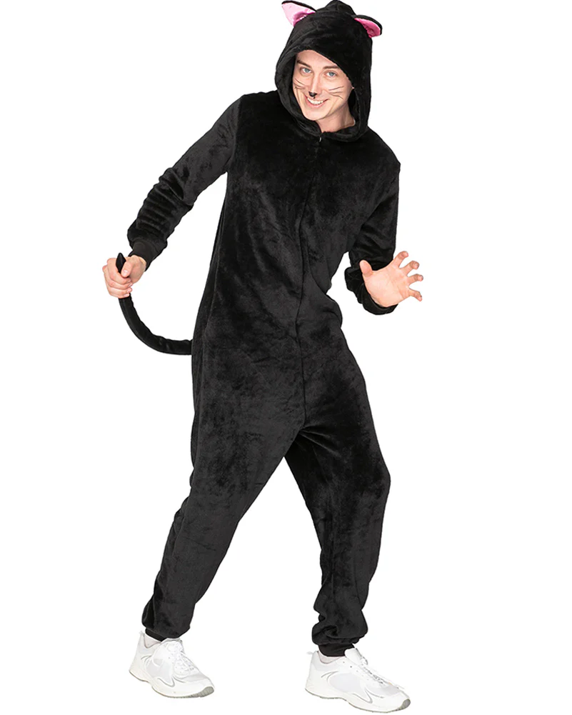 Slinky Black Cat Plus Size Adults Book Week Costume - Image 8