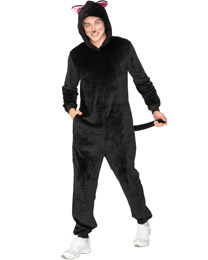 Slinky Black Cat Plus Size Adults Book Week Costume - Image 9
