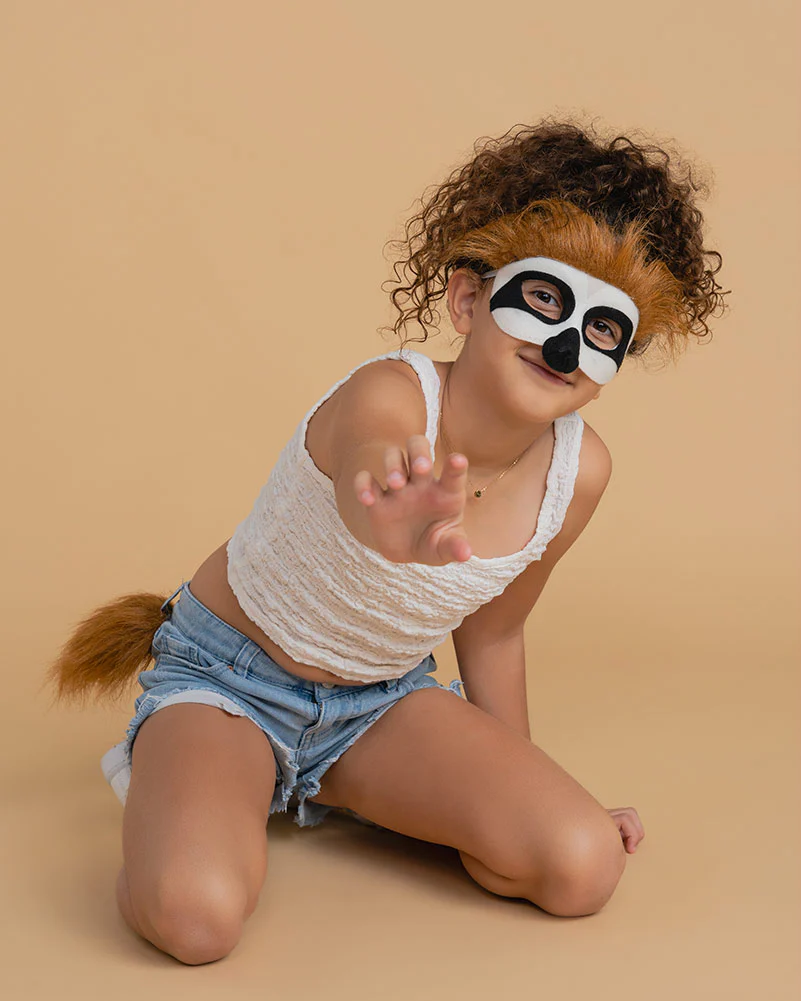 Sloth Deluxe Animal Mask and Tail Set - Image 3