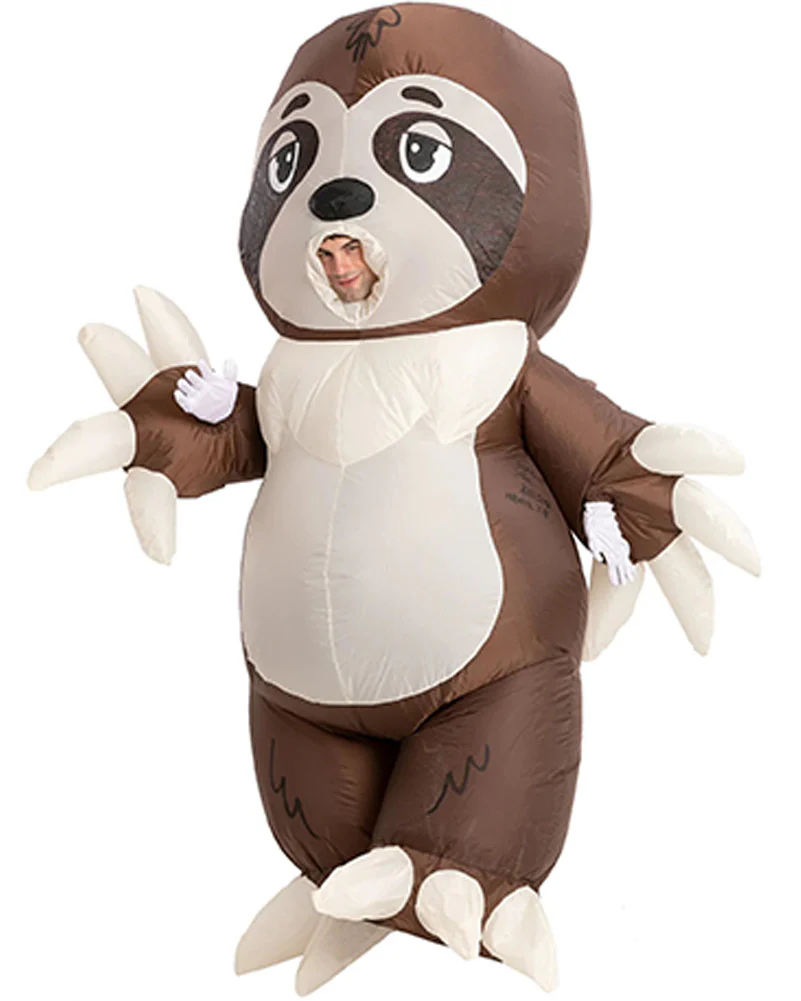 Sloth Inflatable Adult Costume - Image 2
