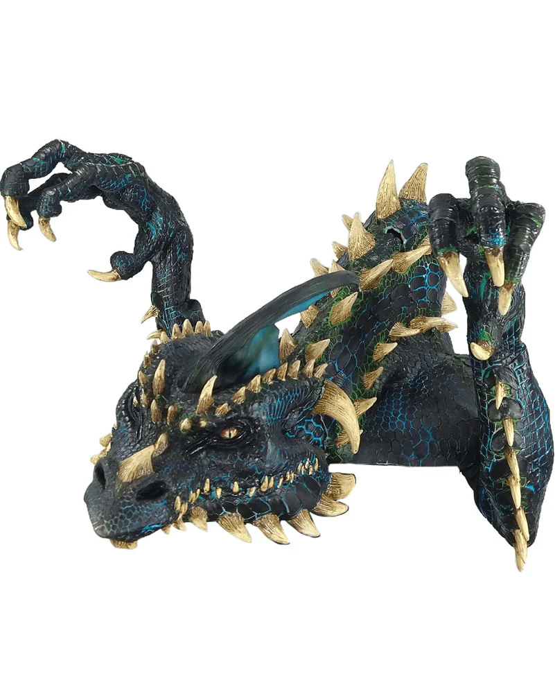 Smoulder the Black Dragon Premium Puppet Mask - Image 4