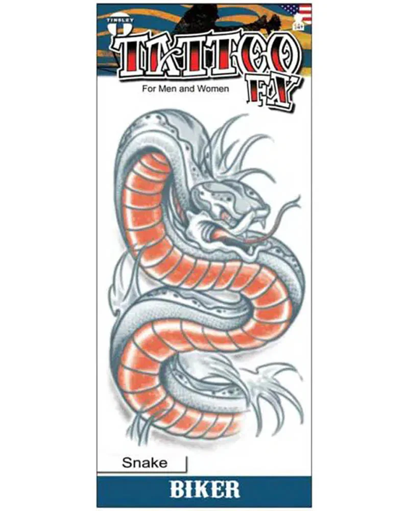 Snake Temporary Tattoo - Image 2