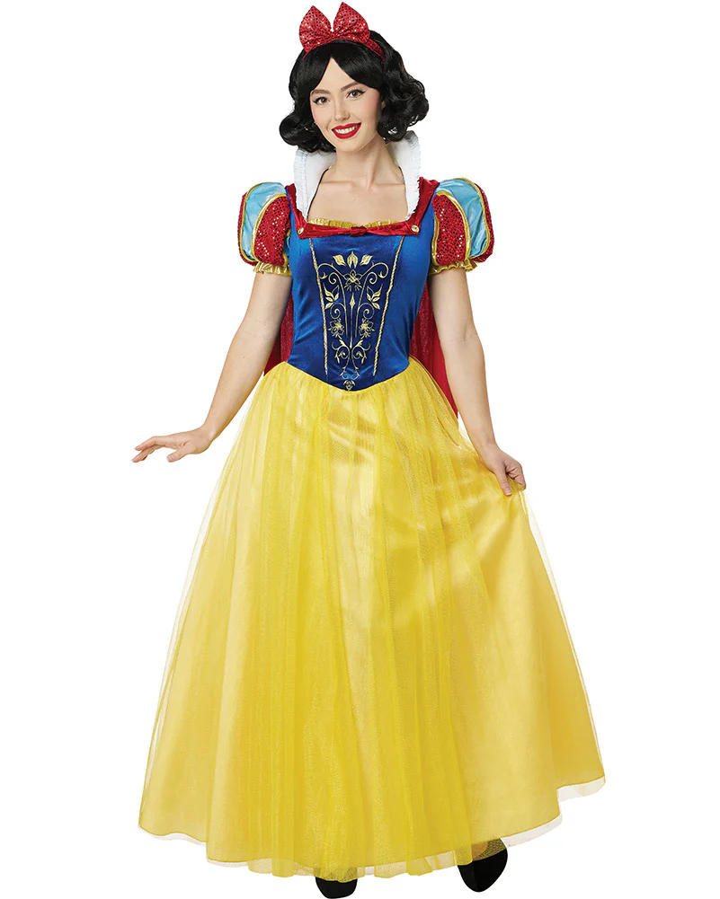 Snow White Ball Gown Deluxe Womens Costume
