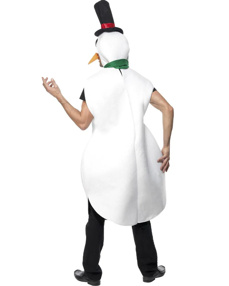 Snowman Adult Christmas Costume - Image 3
