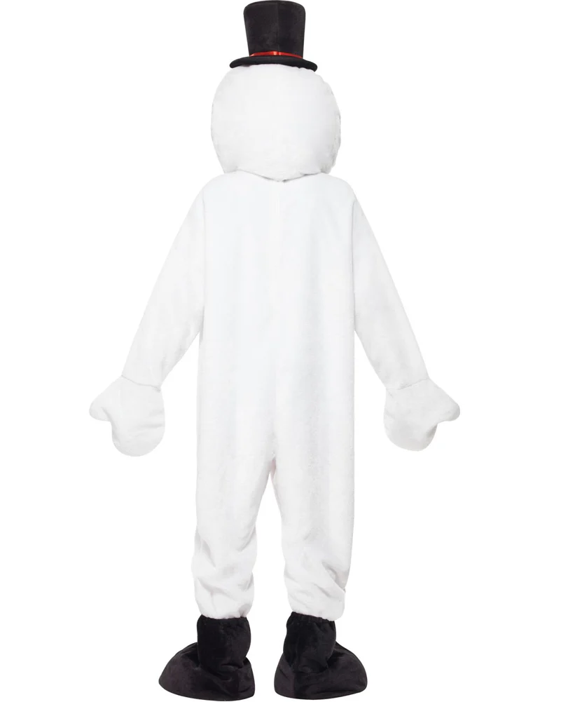 Snowman Jumpsuit Adult Christmas Costume - Image 3