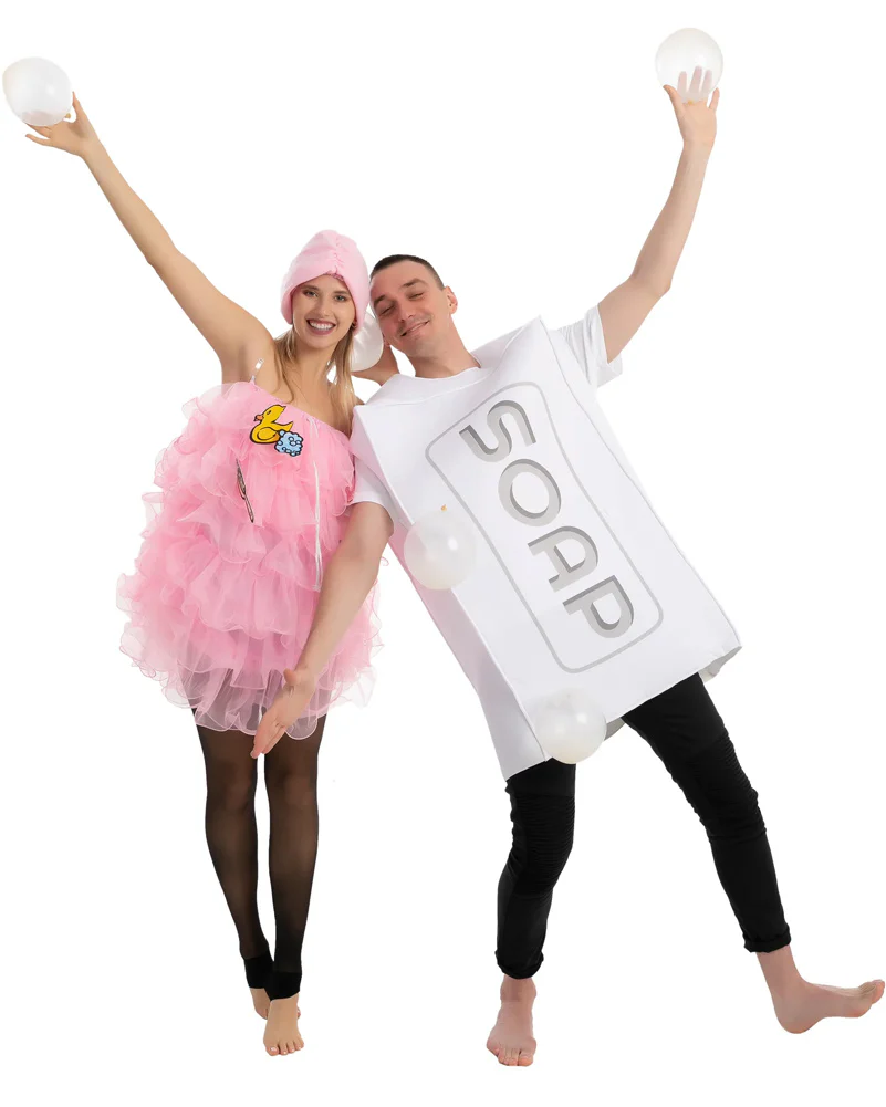 Soap and Loofah Couples Costume - Image 4