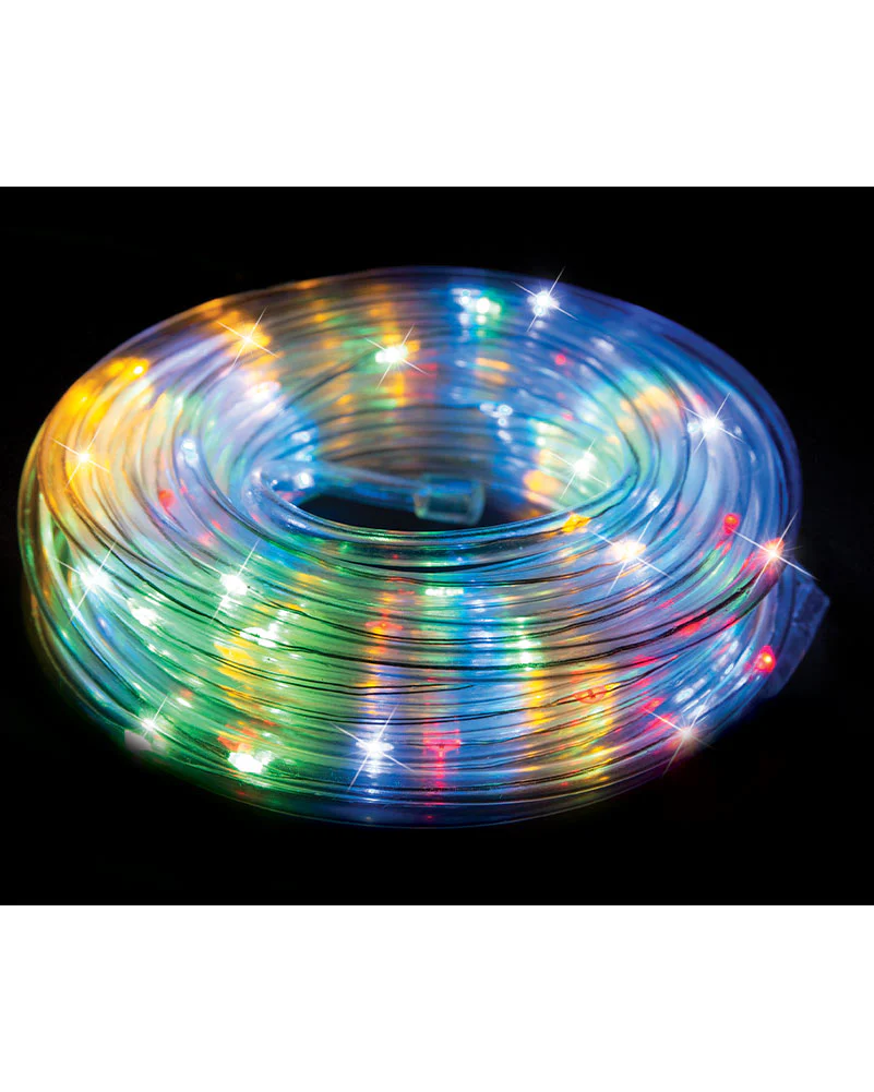 Solar Multi-Coloured Ropelight LED Lights 10m - Image 2