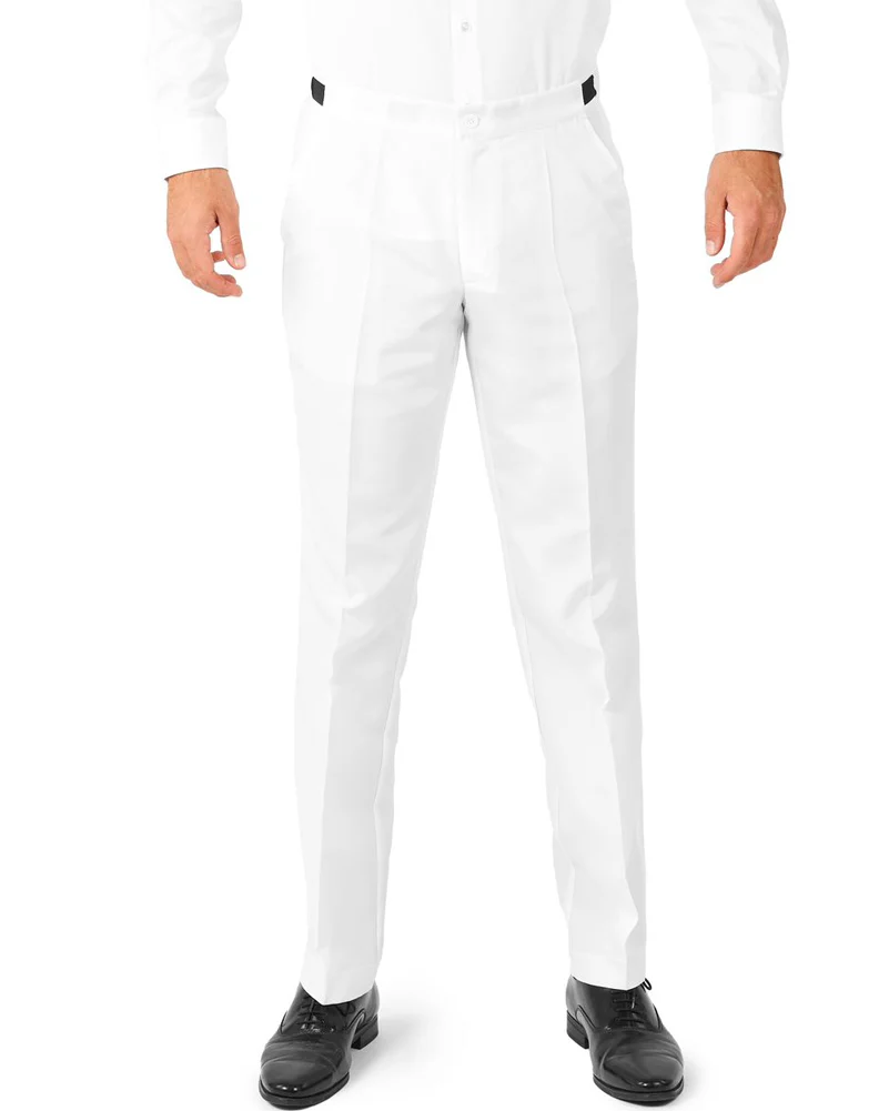 Solid White Mens Suitmeister - Image 4