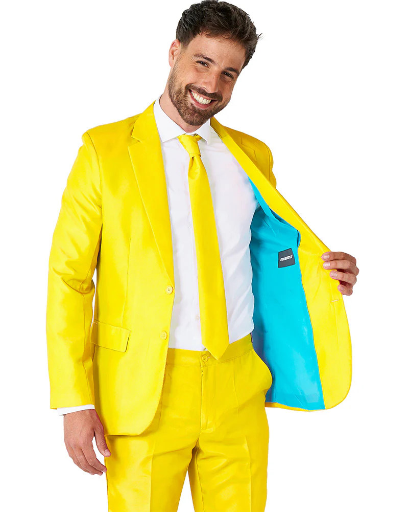 Solid Yellow Mens Suitmeister - Image 5