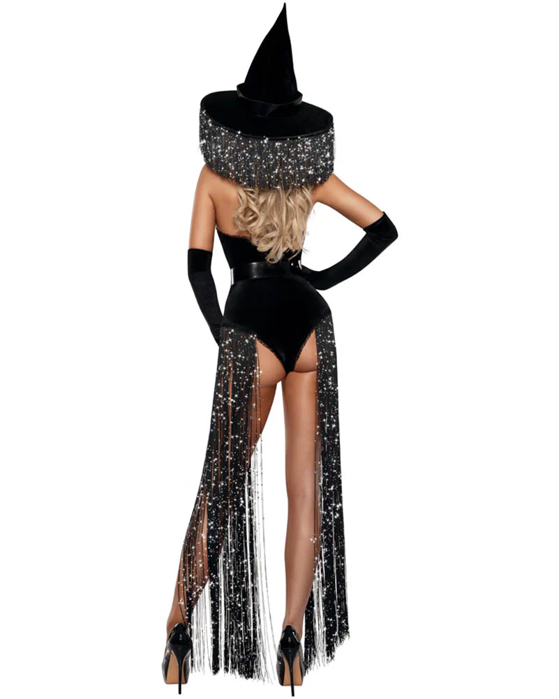 Sparkle Tassel Witch Premium Womens Costume - Image 2