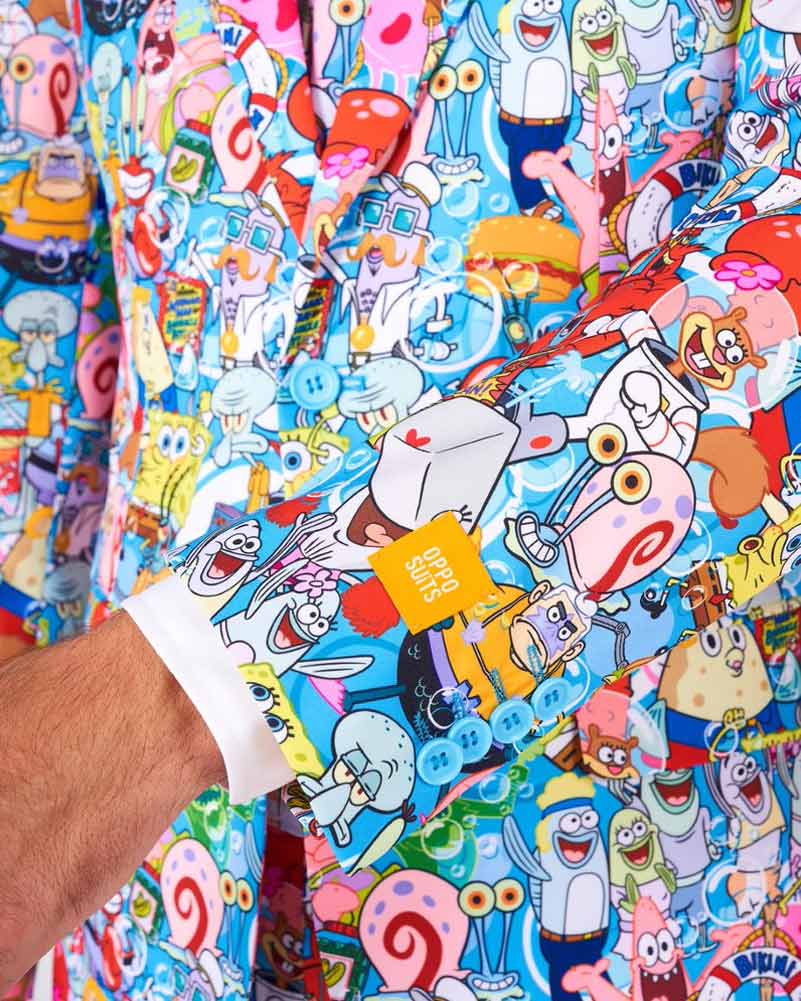 Spongebob Frenzy Opposuit Premium Mens Suit - Image 7