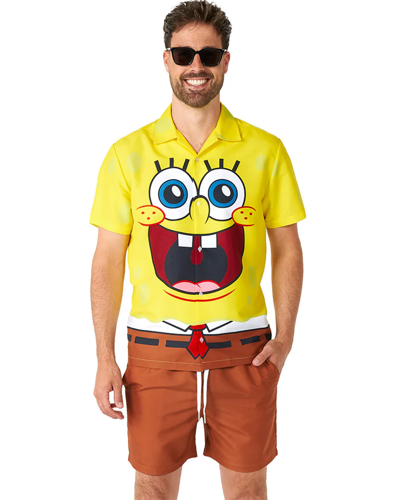 Spongebob Mens Suitmeister Swim Suit Combo - Image 2