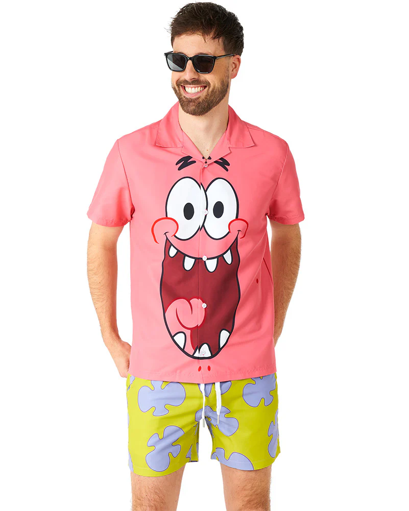 Spongebob Patrick Mens Suitmeister Swim Suit Combo - Image 2