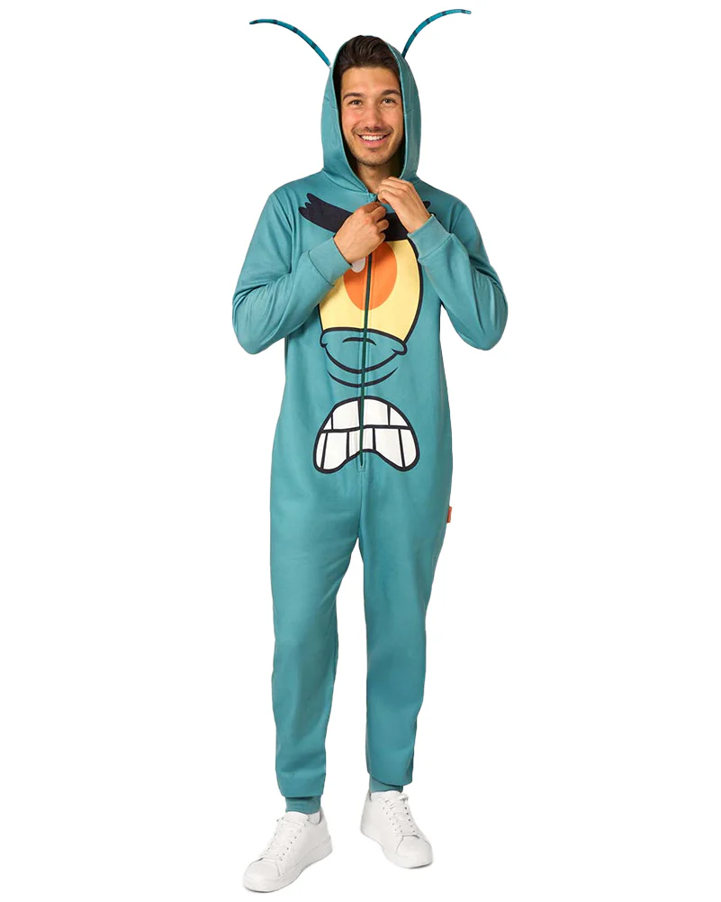 Spongebob Plankton Opposuit Adult Onesie