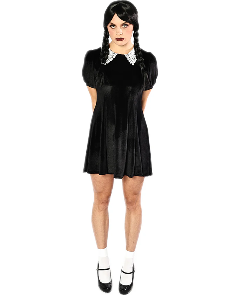 Spooky Goth Girl Deluxe Womens Costume - Image 2