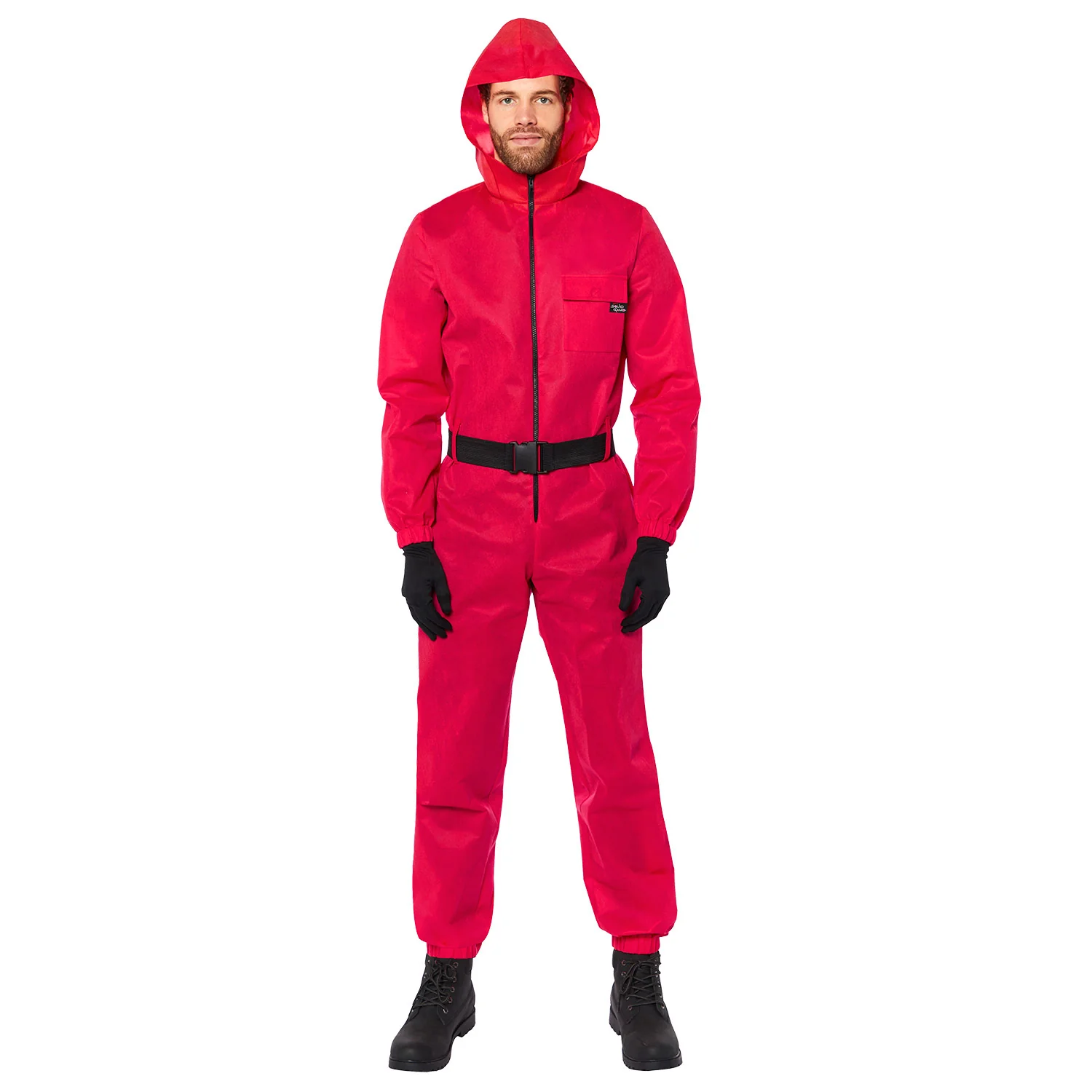 Squid Game Guard Jumpsuit Adult Costume Small