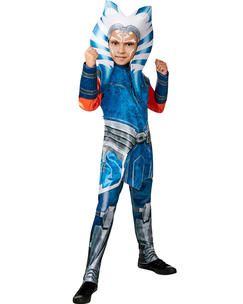 Star Wars Clone Wars Ahsoka Deluxe Girls Costume - Image 4