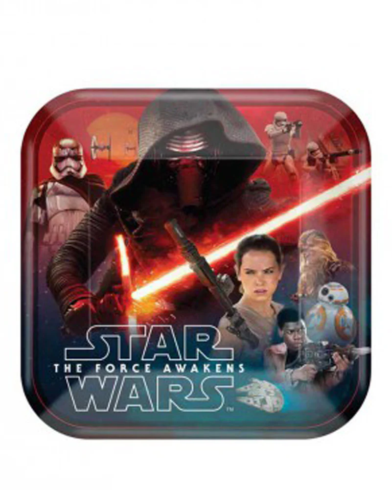 Star Wars Episode 7 23cm Plates Pack of 8