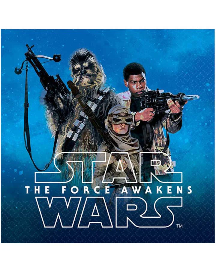 Star Wars Episode 7 Beverage Napkins Pack of 16