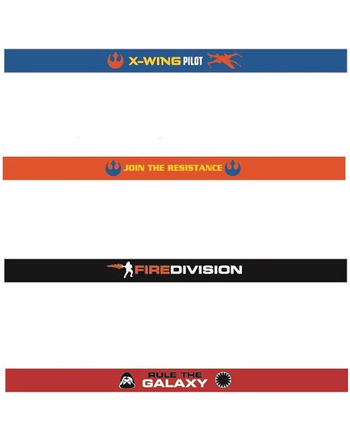 Star Wars Episode 7 Rubber Bracelets Pack of 4