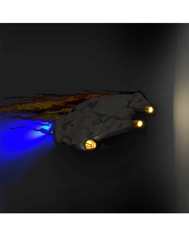 Star Wars Millennium Falcon 3D Wall Light - Image 3