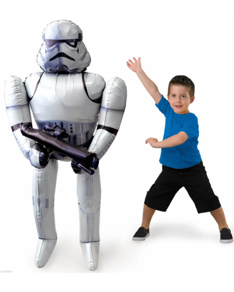 Star Wars Storm Trooper Airwalker 1.7m Foil Balloon - Image 2