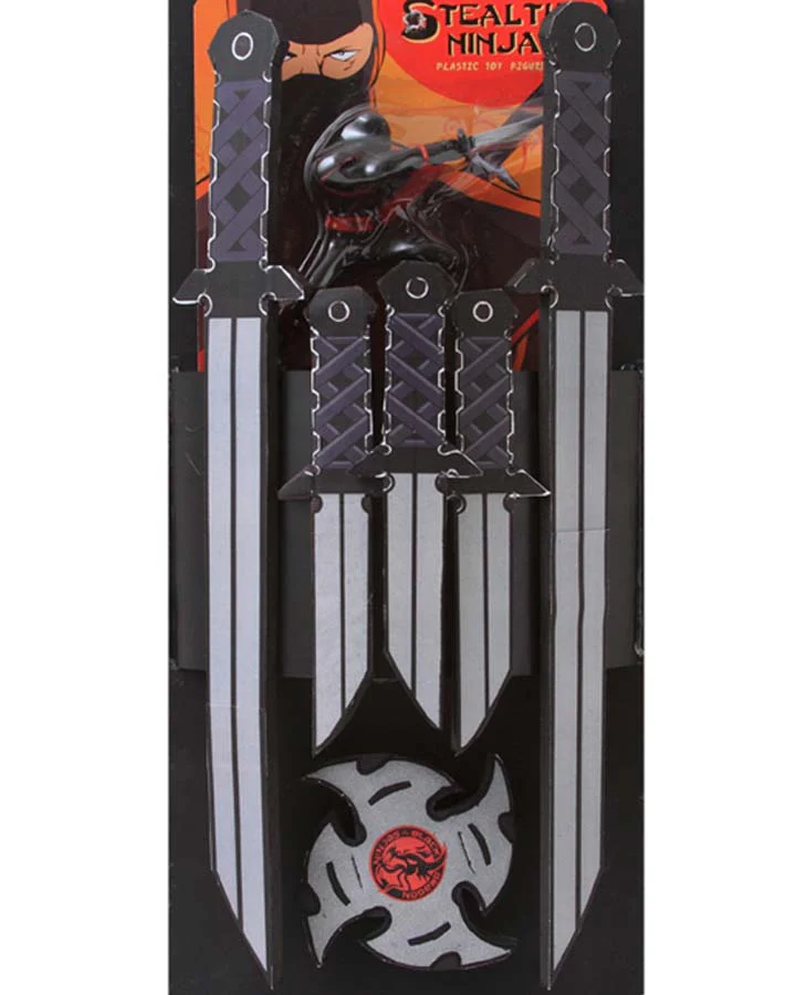 Stealth Ninja Weapons Belt Accessory Set - Image 2