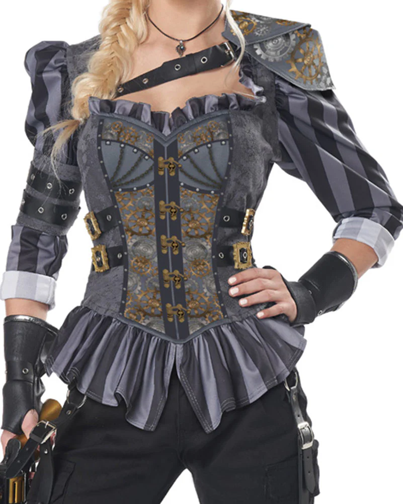 Steampunk Captain Womens Costume - Image 3