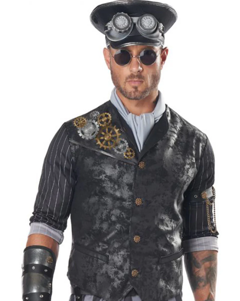 Steampunk Commander Mens Costume - Image 2