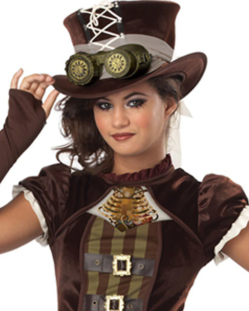 Steampunk Tween Girls Costume - Image 2