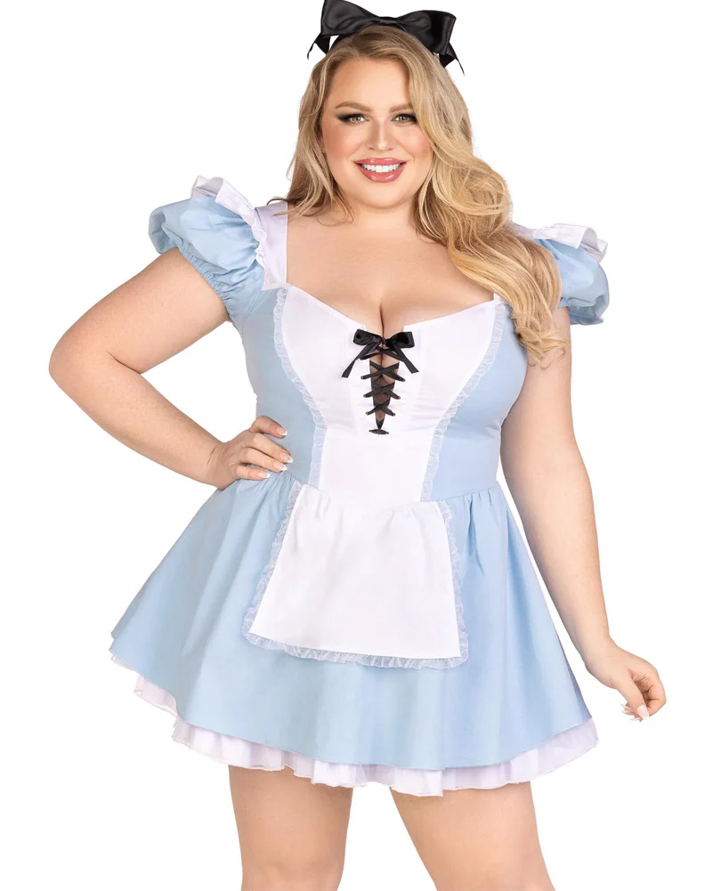 Storybook Alice Plus Size Womens Costume - Image 4