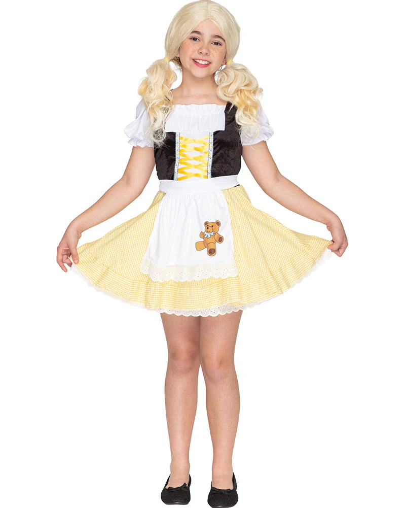 Storybook Goldilocks Deluxe Girls Book Week Costume
