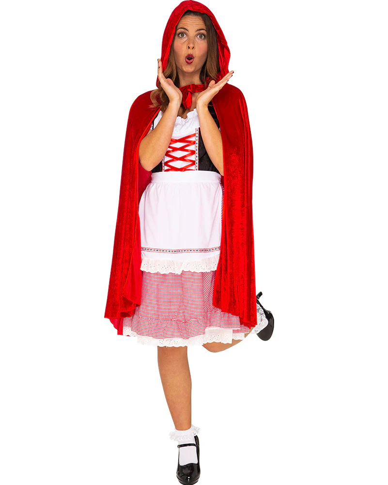 Storybook Red Riding Hood Deluxe Womens Book Week Costume - Image 2