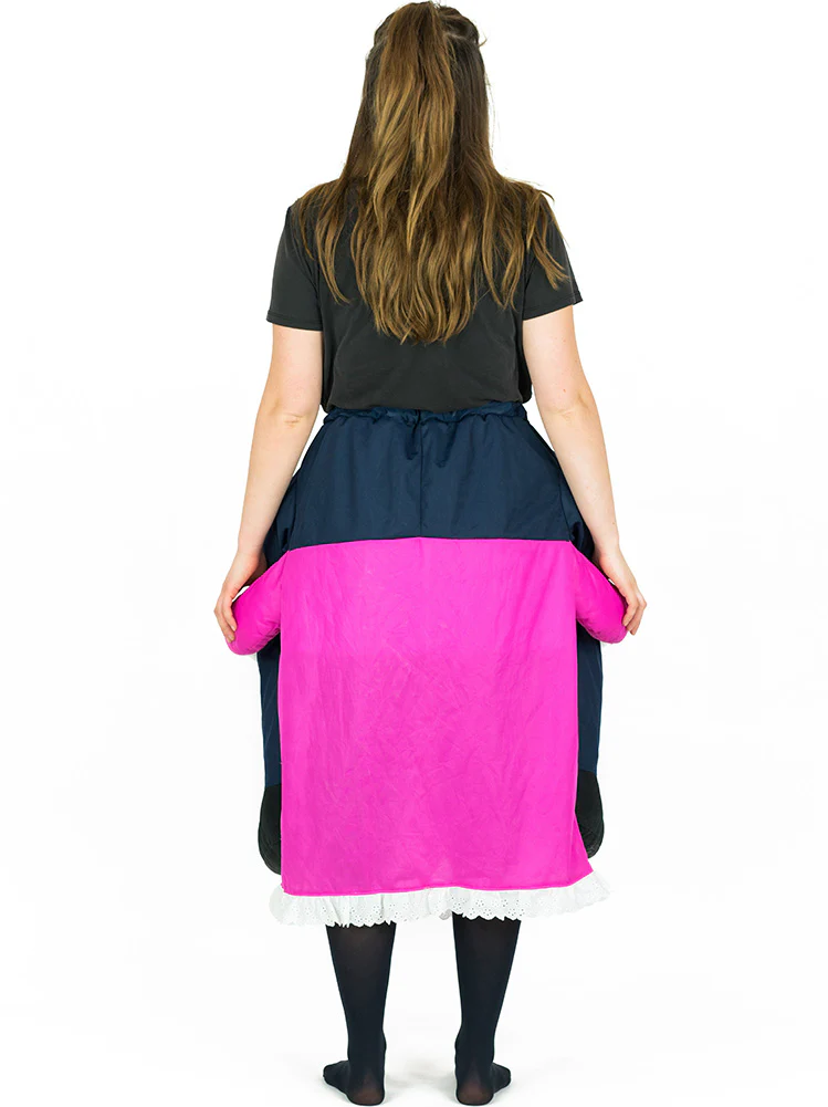 Queen Elizabeth Stuffed Piggyback Adult Costume - Image 6